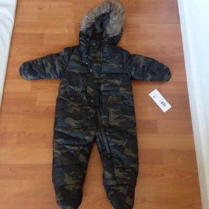 12M  Cameo Print Puffer jacket